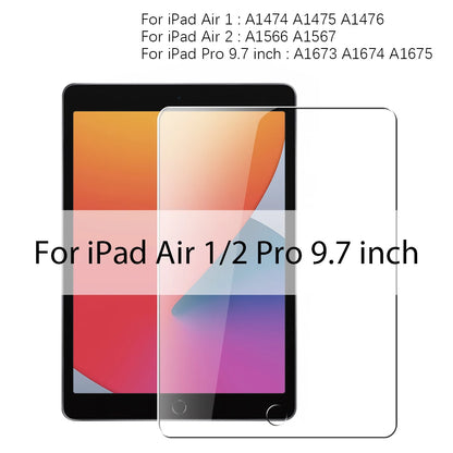 Tempered Glass Screen Protector For Ipad Pro 13 M4 2025 12.9 A16 11th Air 11 5 4 M3 M2 10 9 9th 10th 8 Generation Mini 7 6 Film