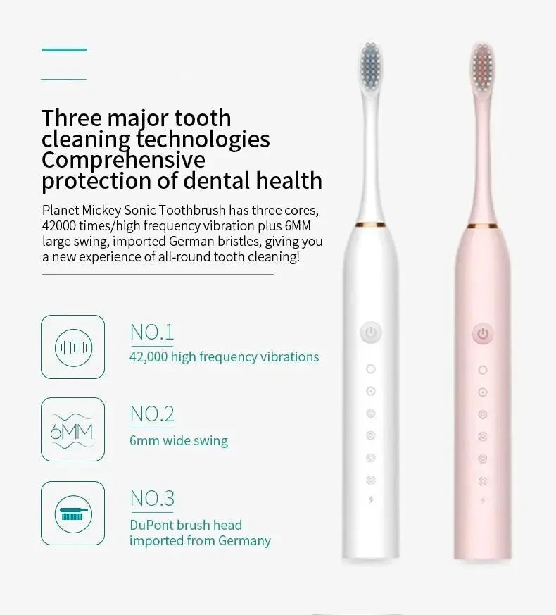 Ultrasonic Electric Toothbrush
