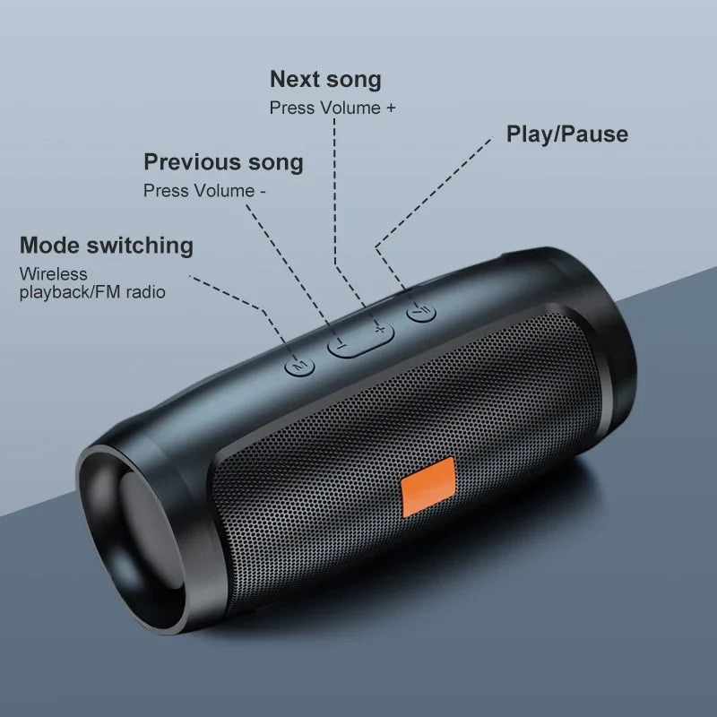 TF USB Portable Bluetooth Speaker