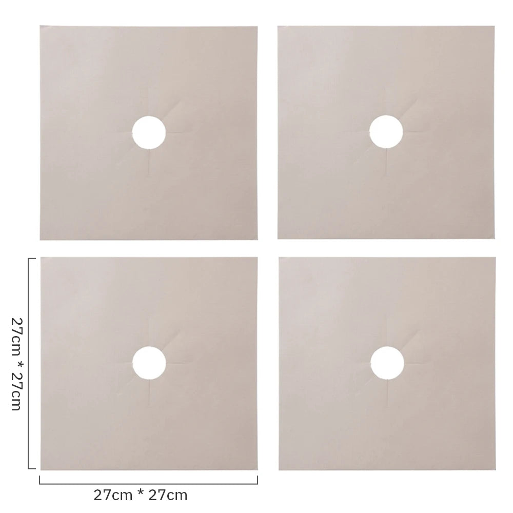 Teflon-Coated Gas Stove Protectors