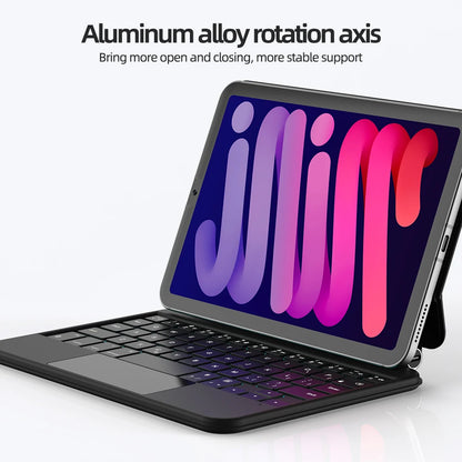 GOOJODOQ Magic Keyboard Case for iPad Mini 7 A17 Pro Mini 6 6th/7th Gen 8.3 inch Floating Cantilever Stand Multi-Touch Trackpad