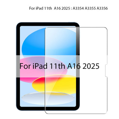 Tempered Glass Screen Protector For Ipad Pro 13 M4 2025 12.9 A16 11th Air 11 5 4 M3 M2 10 9 9th 10th 8 Generation Mini 7 6 Film