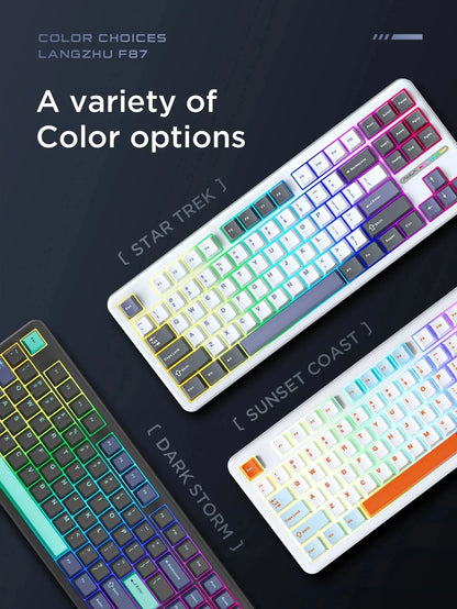 AULA F87 Pro - Wireless Mechanical Keyboard - Silent Keys