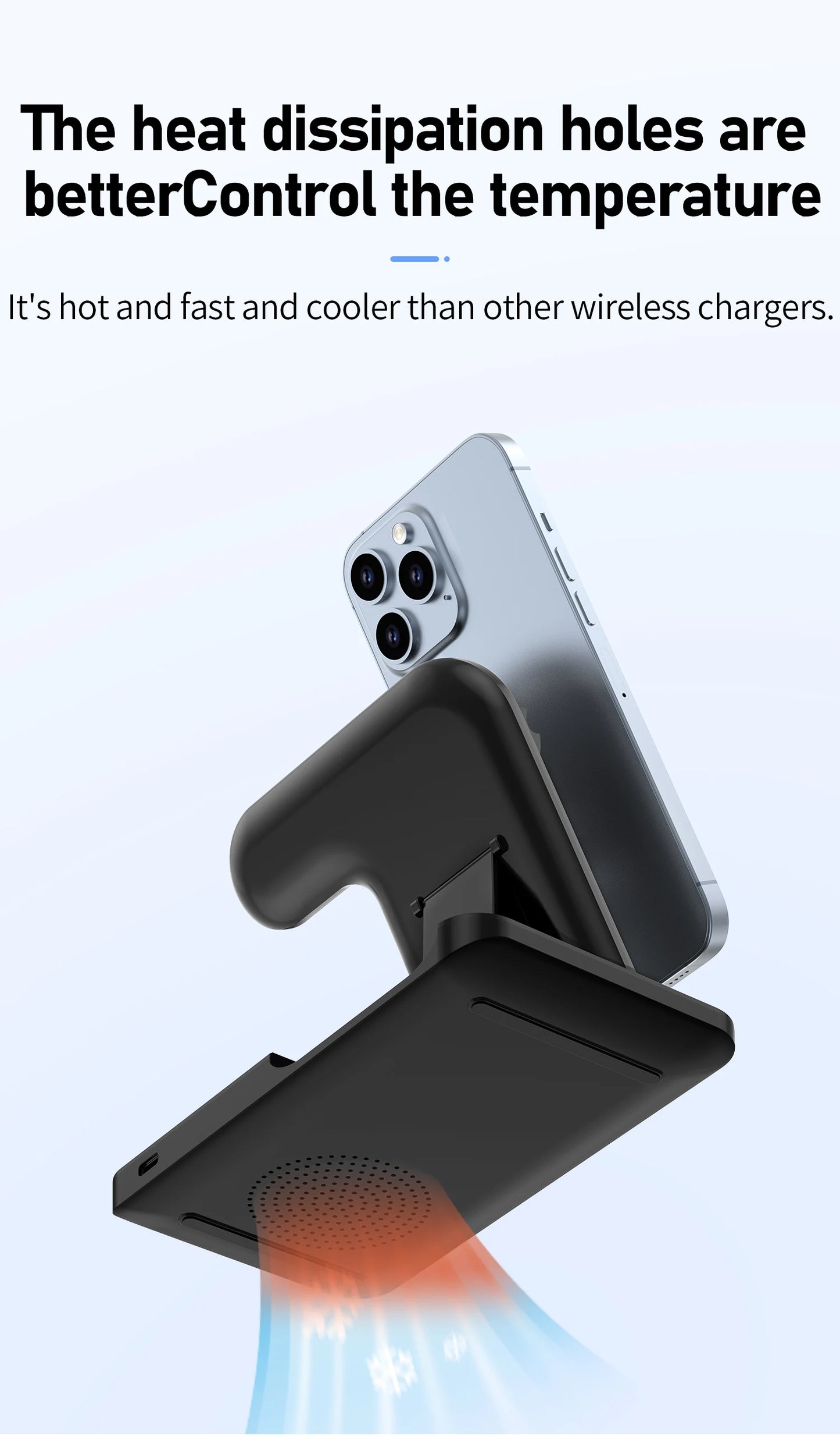 3 in 1 Wireless Charger Stand Pad For iPhone 15 14 13 12 X Max Foldable Fast Charging Station Dock For IWatch 8 7 SE AirPods Pro