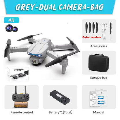 E99 Pro Drone Quadcopter Remote Control Handle Four Axis Aircraft HD 6K Photography UAV Altitude Fixation Helicopter Toys