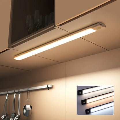10/20/30/40/60CM Night Light USB Rechargeable Motion Sensor Led Light