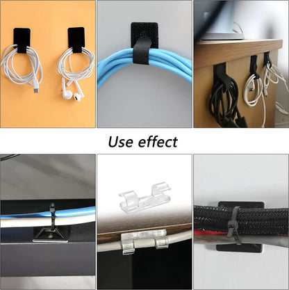 282/352/367 Pcs Cable Organizer Management kit