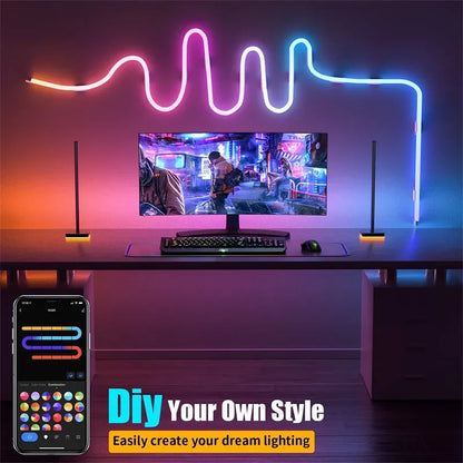RGBIC Neon LED Strip Lights with Music Sync
