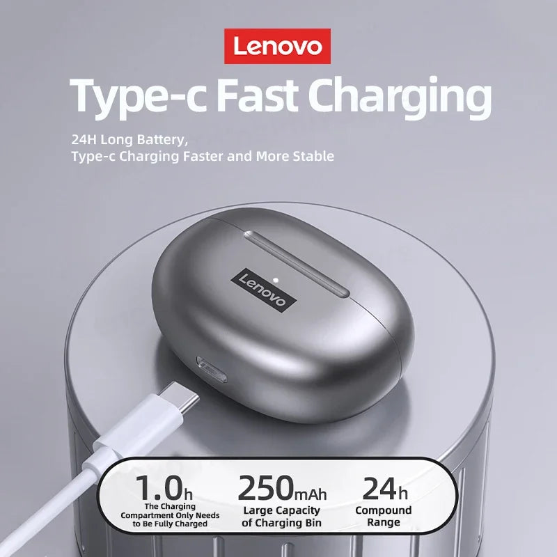 Original Lenovo LP5 TWS Wireless Bluetooth Earphone Long Battery Life Sports Headphone Dual Mode Gaming HD Call Headset With Mic