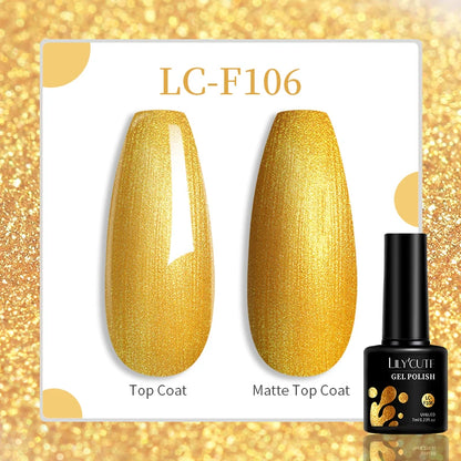 LILYCUTE 129 Colors Nail Gel Polish