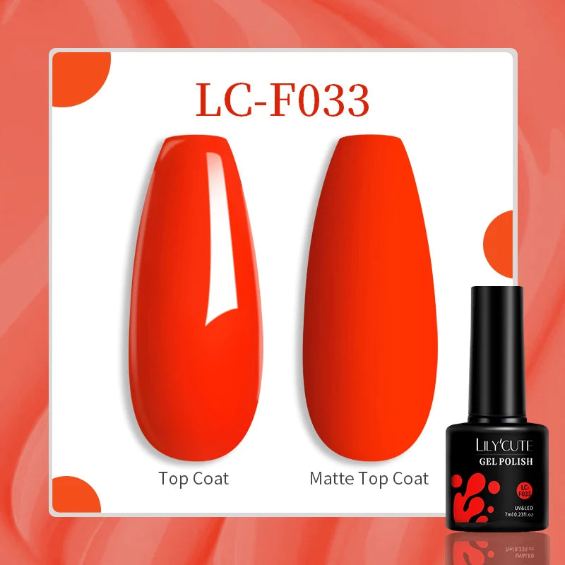 LILYCUTE 129 Colors Nail Gel Polish