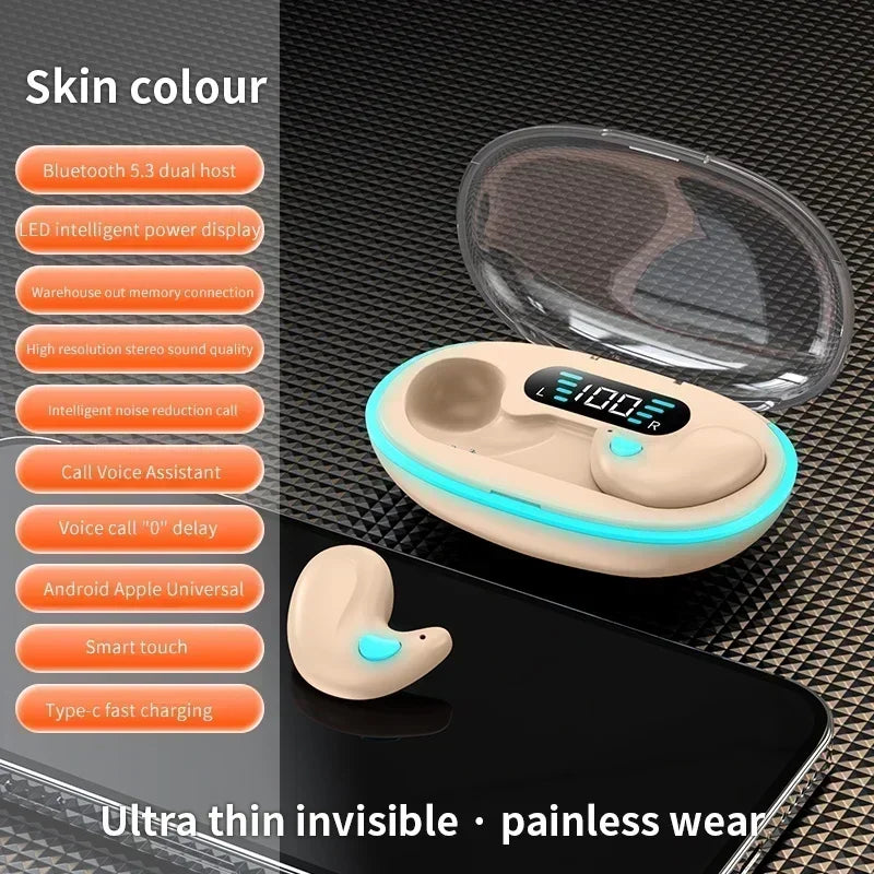 X55 Sleeping Earbuds Wireless Mini Headphones For Work