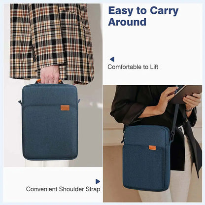 Tablet Bag For iPad Pro 12.9 iPad Air 11 13 2024 Pouch Case For iPad 7 8 9 10th Generation Air 5 4 3 Portable Sleeve Tablet Bag