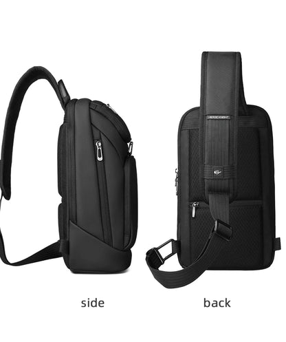 HK Business Crossbody Bag For Men Portable Shoulder Messenger Bags Male Waterproof Travel Short Trip Chest Bag For 11 Inch iPad