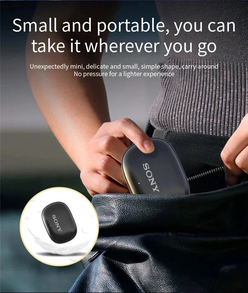 S ony True Wireless Bluetooth Earphones Headphones In-ear Earplugs Waterproof Fitness Motion Music Hedset Flip Cover Earphone