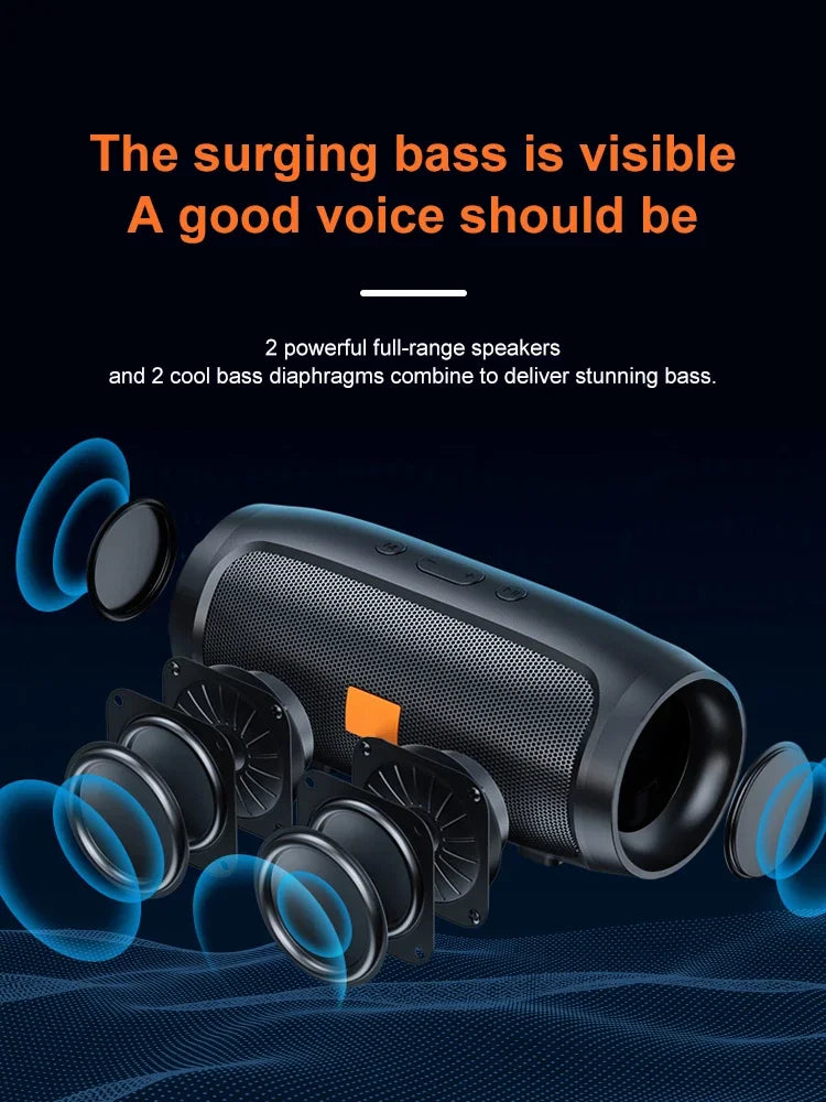 TF USB Portable Bluetooth Speaker