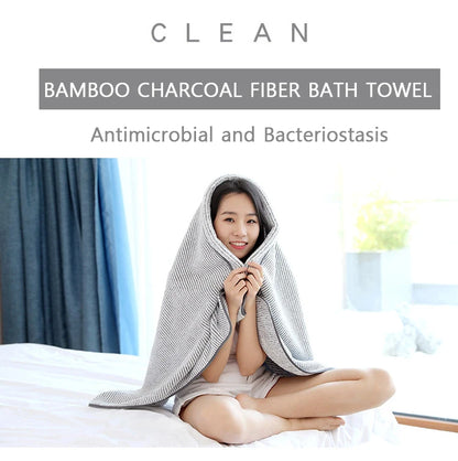 1PCS Thickened Bath Towels - 100% Bamboo Fiber
