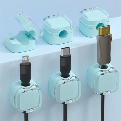 VIKEFON 6pcs Magnetic Cable Management Clips