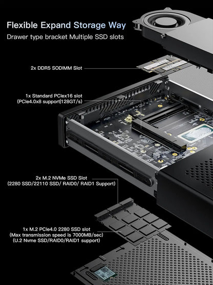 MINISFORUM Mini PC MS-01 Intel i9 Mini Computer