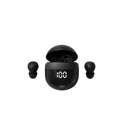 Ultra Small Mini Bluetooth 5.3 Headset Digital Display Wireless Touch Invisible Headphones Noise Reduction Sleep Earbud With Mic