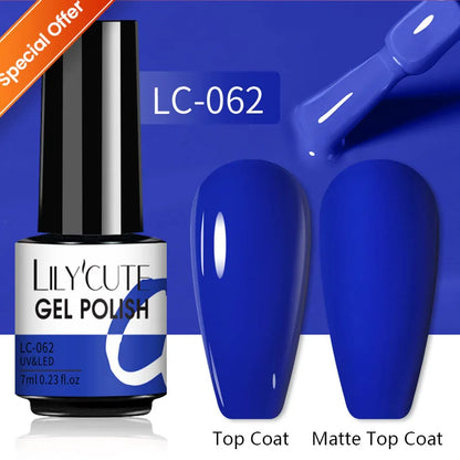 LILYCUTE 129 Colors Nail Gel Polish