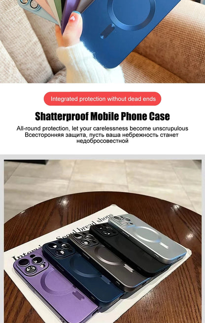 Original Matte Silicone Magnetic Case For iPhone 1