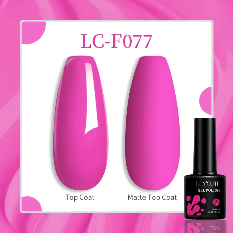 LILYCUTE 129 Colors Nail Gel Polish