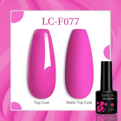 LILYCUTE 129 Colors Nail Gel Polish
