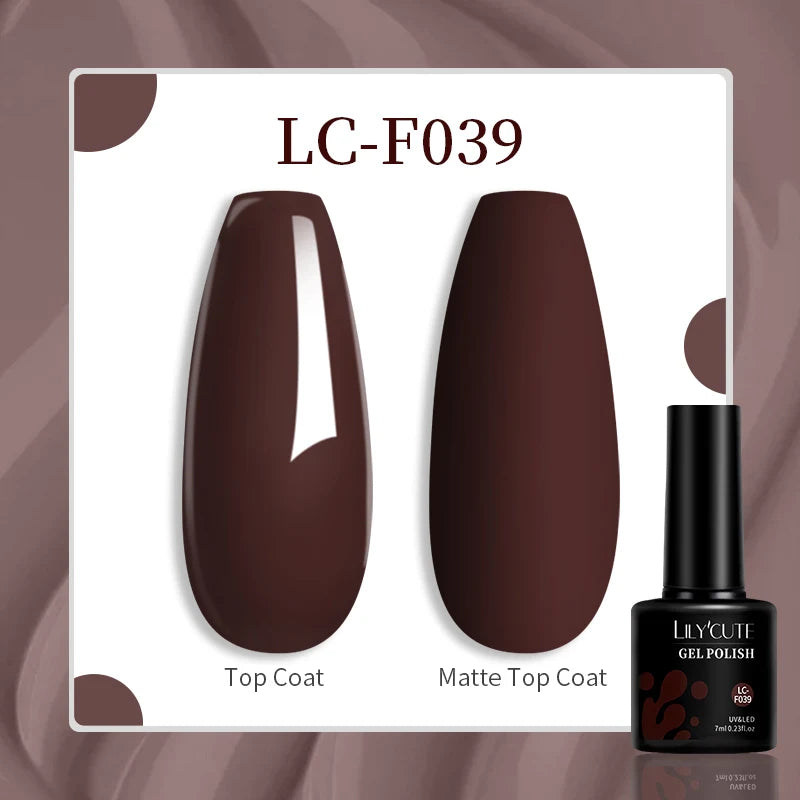 LILYCUTE 129 Colors Nail Gel Polish