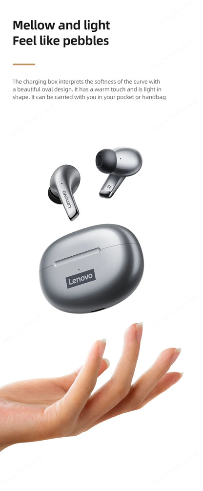 Original Lenovo LP5 TWS Wireless Bluetooth Earphone Long Battery Life Sports Headphone Dual Mode Gaming HD Call Headset With Mic