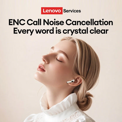 New Lenovo LE201 TWS Bluetooth 6.0 Earbuds ENC Call Noise Cancellation Ultra Long Latency Headphones Surround Sound Earphones