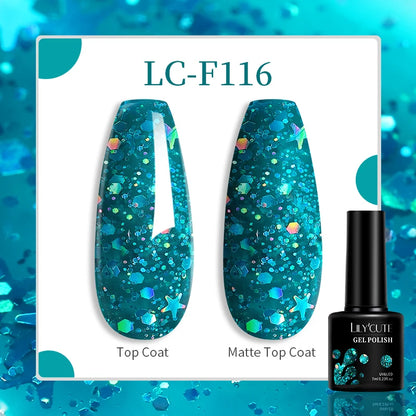 LILYCUTE 129 Colors Nail Gel Polish