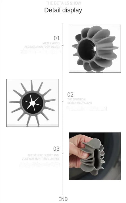Reusable Silicone Hair Catcher Laundry Ball