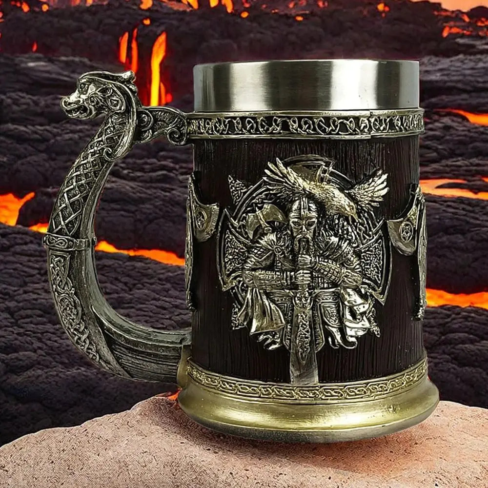 Large capacity Stainless Steel Viking Insulated Coffee/Beer mug