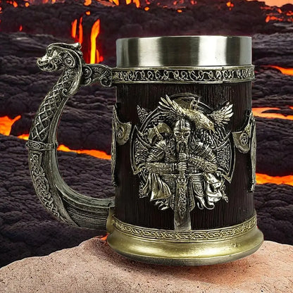 Large capacity Stainless Steel Viking Insulated Coffee/Beer mug