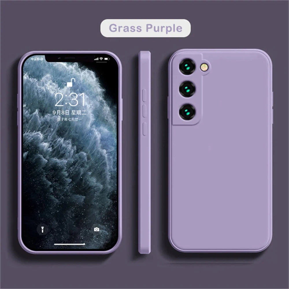 Luxury Liquid Silicone Case for Samsung