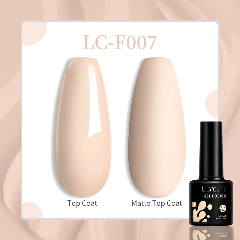 LILYCUTE 129 Colors Nail Gel Polish