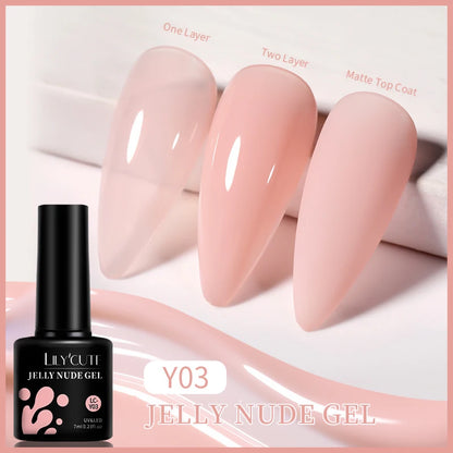 LILYCUTE 129 Colors Nail Gel Polish