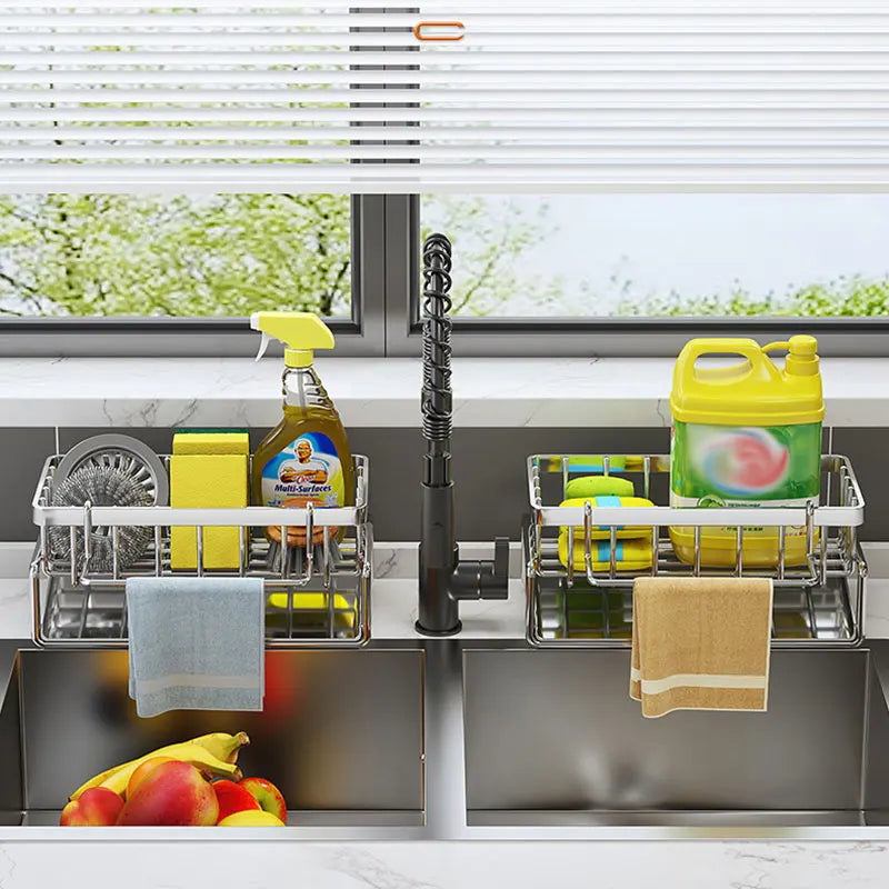 Stainless Steel Kitchen Sink Drain Rack