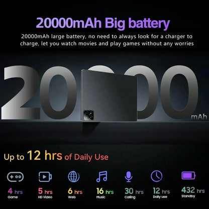 2025 New Original Global Edition Tablet  Mi Pad 7S Pro Snapdragon 8gen3 Android 14 HD 4K 22GB+2TB 5G Tablet Dual SIM WIFI tablet
