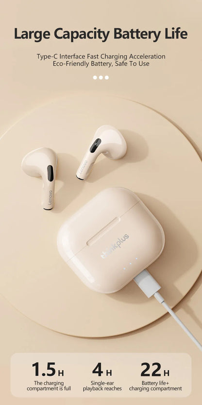 Lenovo LP40 Plus Wireless Bluetooth V5.3 Earphones