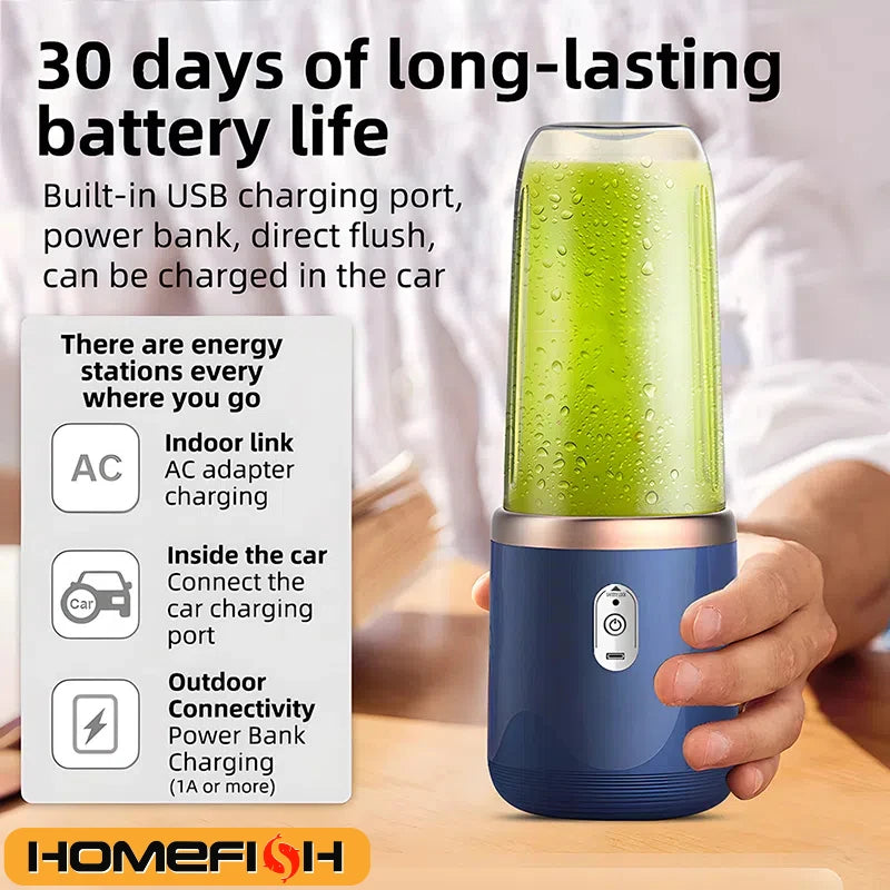 400ml Portable Electric Fruit Juicer/Blender