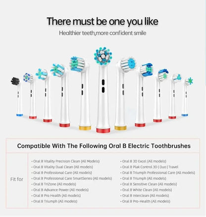 4PCS Dupont Bristle Electric Toothbrush Heads For Oral B