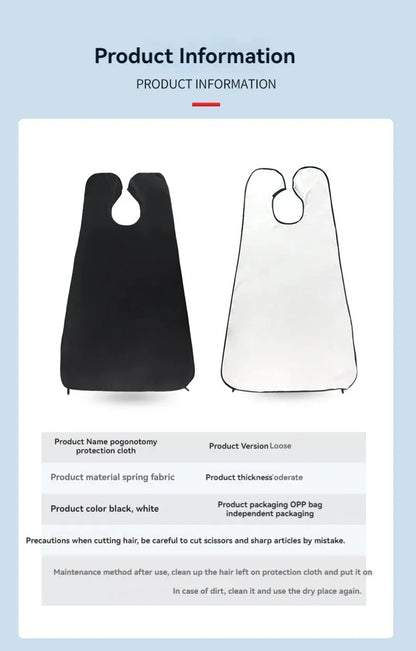 Shaving Bib Shaving Bib Trimming Beard Styling Bib Suction Cup Shaving Bib Hairdressing Bib
