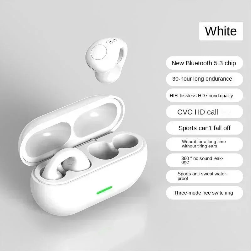 New Original T75 Bone Conduction Wireless Bluetooth 5.3 Headphones Sports Earphones HiFi Sound Quality Waterproof TWS Headset