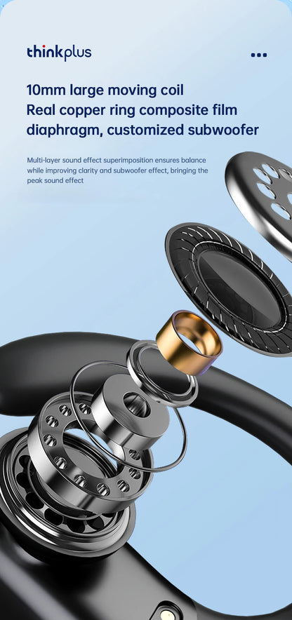 Original Lenovo XT80 Sports Wireless Earphones with Mics