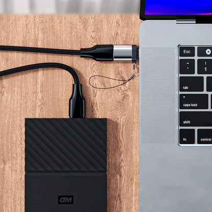 2PCS - USB 3.0 To Type C OTG Charger Adapter Connector and Type-C to USB Male