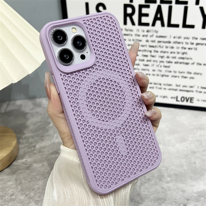 Heat Dissipation Magsafe Mesh Case For iPhone