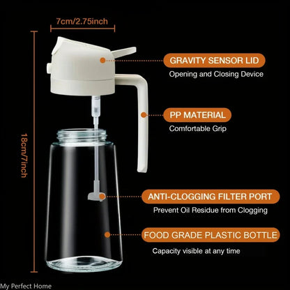 2in1 500ml Plastic Oil Sprayer/Dispenser