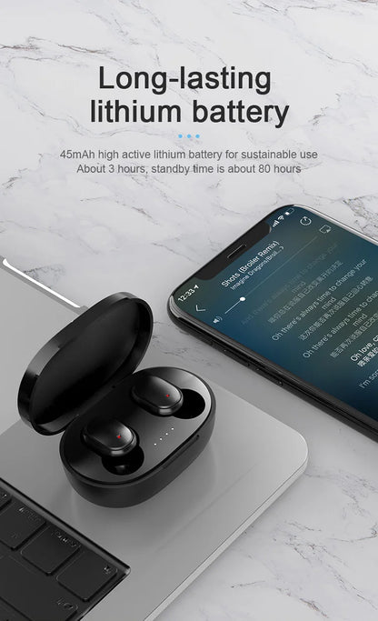 Original A6S TWS Headset Wireless Earphones Bluetooth